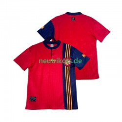 Fußballtrikot Spanien 1996 Retro Herren Heim Kurzarm