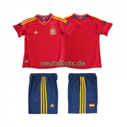 Fußballtrikot Spanien 2012 Retro Kinder Heim Kurzarm