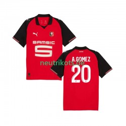 Fußballtrikot Stade Rennes Andres Gomez 20 Herren Heim 2025-2026 Kurzarm
