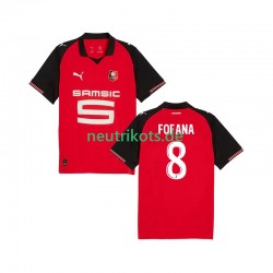 Fußballtrikot Stade Rennes Seko Fofana 8 Herren Heim 2025-2026 Kurzarm