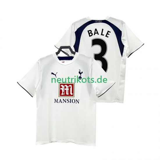 Fußballtrikot Tottenham Hotspur Bale 3 2007 Retro Herren Heim 2006 Kurzarm