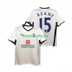 Fußballtrikot Tottenham Hotspur Keane 15 2009 Retro Herren Heim 2008 Kurzarm