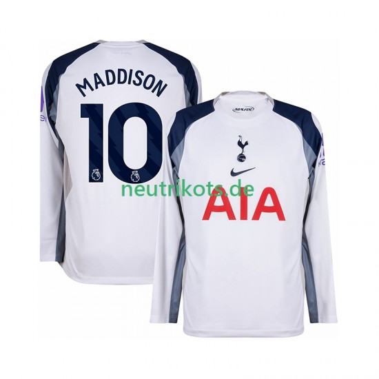 Fußballtrikot Tottenham Hotspur Maddison 10 Herren Heim 2025-2026 Langarm