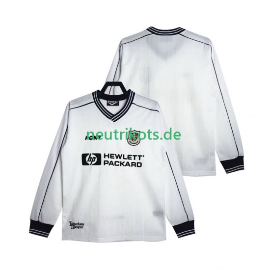 Fußballtrikot Tottenham Hotspur 1997 Retro Herren Heim 1999 Langarm