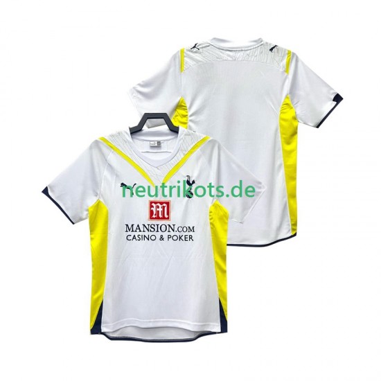 Fußballtrikot Tottenham Hotspur 2009 Retro Herren Heim 2010 Kurzarm