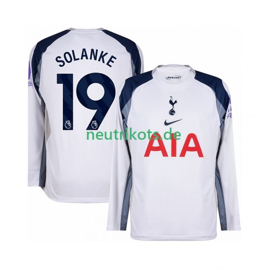 Fußballtrikot Tottenham Hotspur Solanke 19 Herren Heim 2025-2026 Langarm