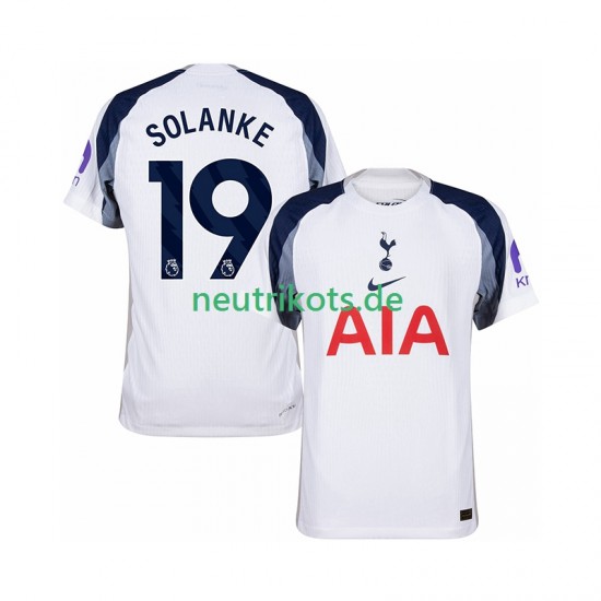Fußballtrikot Tottenham Hotspur Solanke 19 Herren Heim 2025-2026 Kurzarm