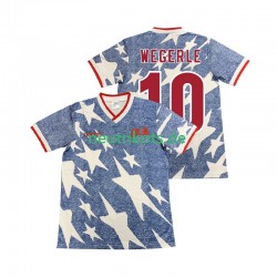 Fußballtrikot USA WEGERLE 10 Retro Herren Auswärts 1994 Kurzarm