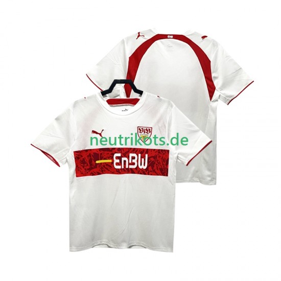 Fußballtrikot VfB Stuttgart 2007 Retro Herren Heim 2006 Kurzarm