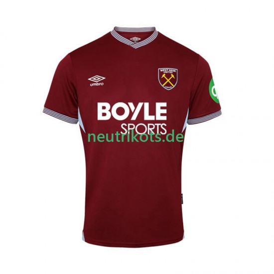 Fußballtrikot West Ham United Herren Heim 2025-2026 Kurzarm