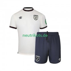 Fußballtrikot West Ham United Kinder Auswärts 2025-2026 Kurzarm