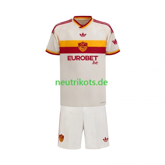 Fußballtrikot AS Rom Kinder Auswärts 2026-2027 Kurzarm