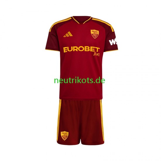 Fußballtrikot AS Rom Kinder Heim 2026-2027 Kurzarm