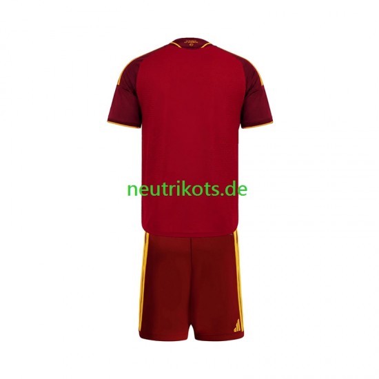 Fußballtrikot AS Rom Kinder Heim 2026-2027 Kurzarm