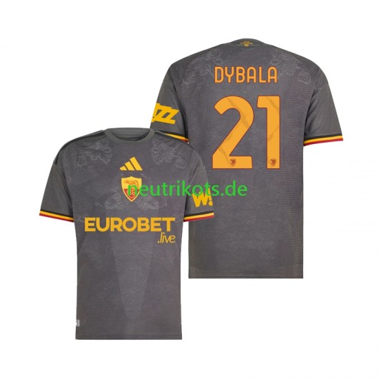 Fußballtrikot AS Rom Paulo Dybala 21 Herren Ausweich 2026-2027 Kurzarm
