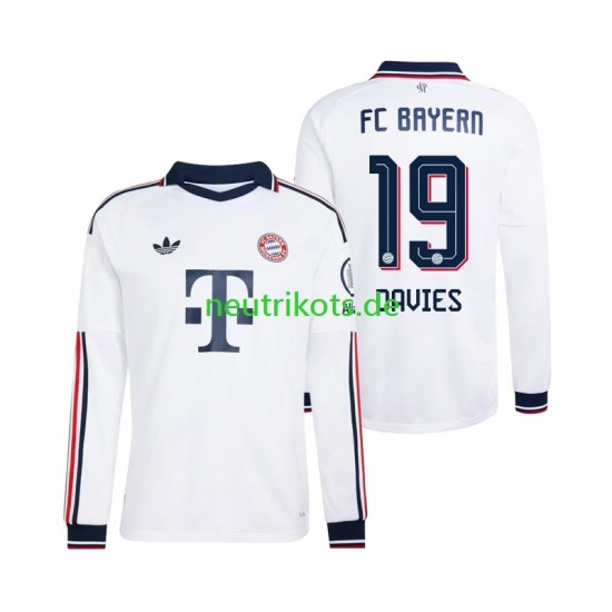 Fußballtrikot FC Bayern München Alphonso Davies 19 Herren Auswärts 2026-2027 Langarm