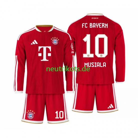 Fußballtrikot FC Bayern München Jamal Musiala 10 Kinder Heim 2026-2027 Langarm