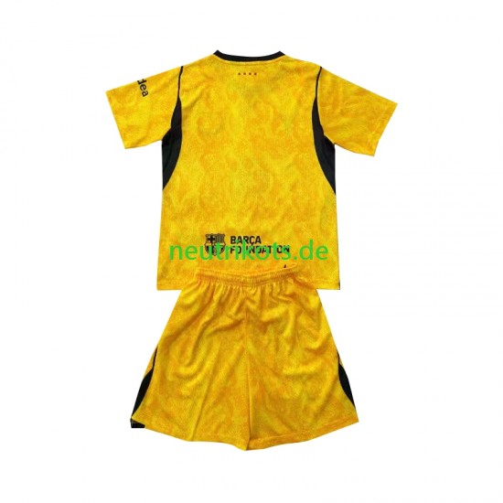 Fußballtrikot FC Barcelona Torwart Kinder Viertes 2026-2027 Kurzarm