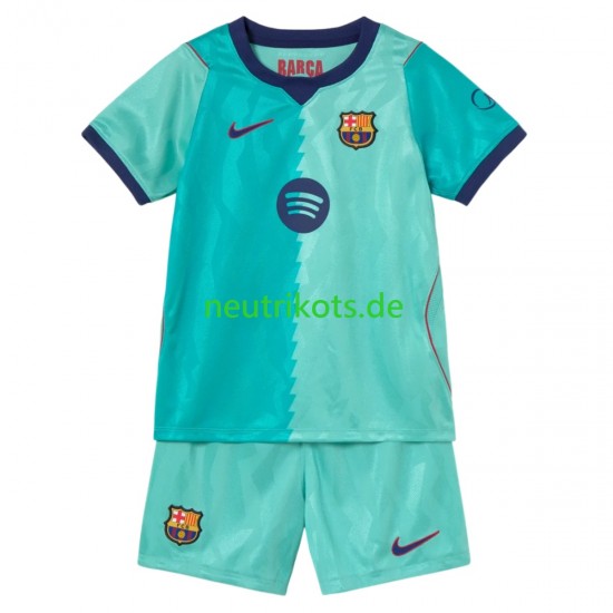 Fußballtrikot FC Barcelona Kinder Ausweich 2026-2027 Kurzarm