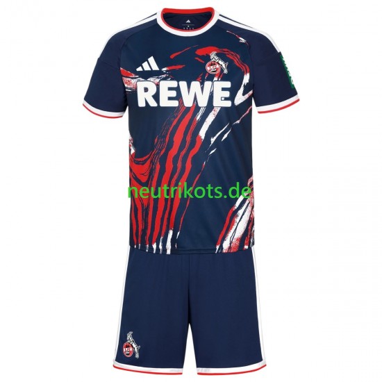 Fußballtrikot FC Köln Kinder Auswärts 2026-2027 Kurzarm