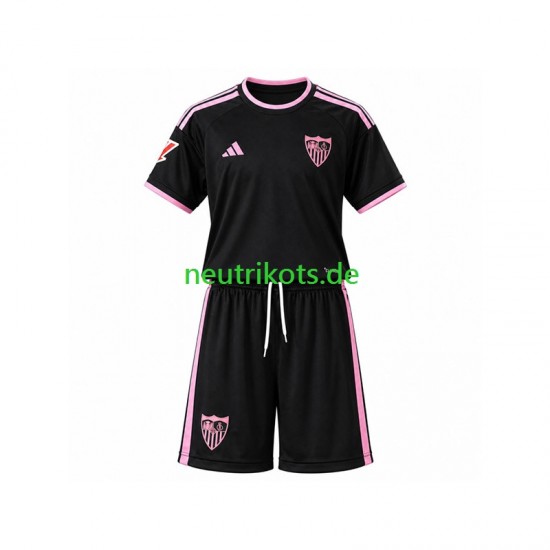 Fußballtrikot FC Sevilla Kinder Ausweich 2026-2027 Kurzarm