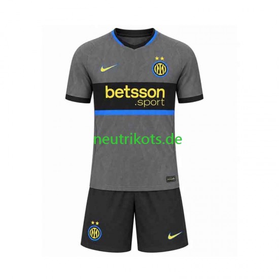 Fußballtrikot Inter Mailand Kinder Ausweich 2026-2027 Kurzarm