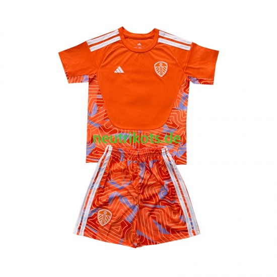 Fußballtrikot Leeds United Torwart Kinder Viertes 2026-2027 Kurzarm