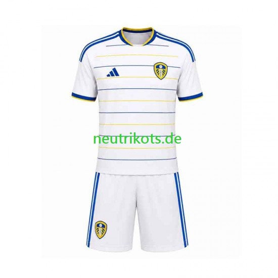 Fußballtrikot Leeds United Kinder Heim 2026-2027 Kurzarm