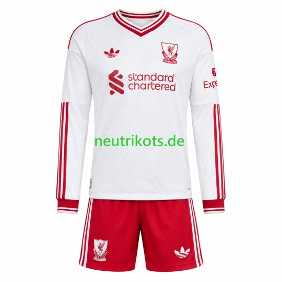 Fußballtrikot Liverpool Kinder Auswärts 2026-2027 Langarm