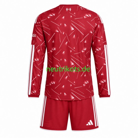 Fußballtrikot Liverpool Kinder Heim 2026-2027 Langarm