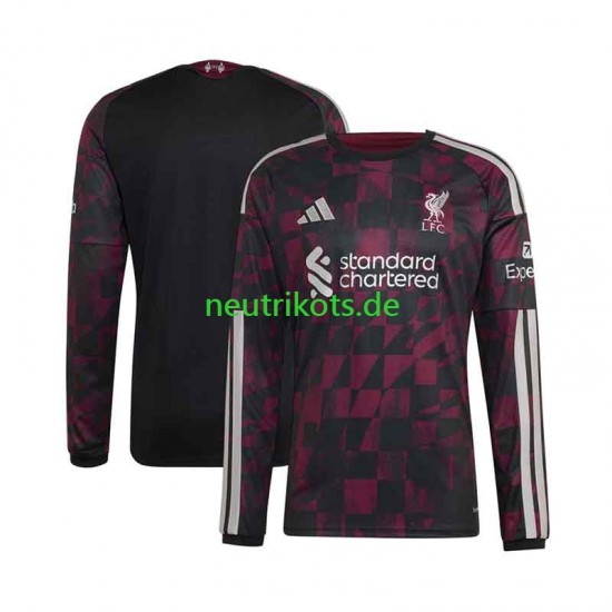 Fußballtrikot Liverpool Herren Ausweich 2026-2027 Langarm