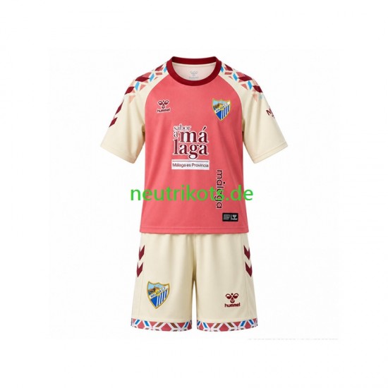 Fußballtrikot Málaga CF Kinder Auswärts 2026-2027 Kurzarm