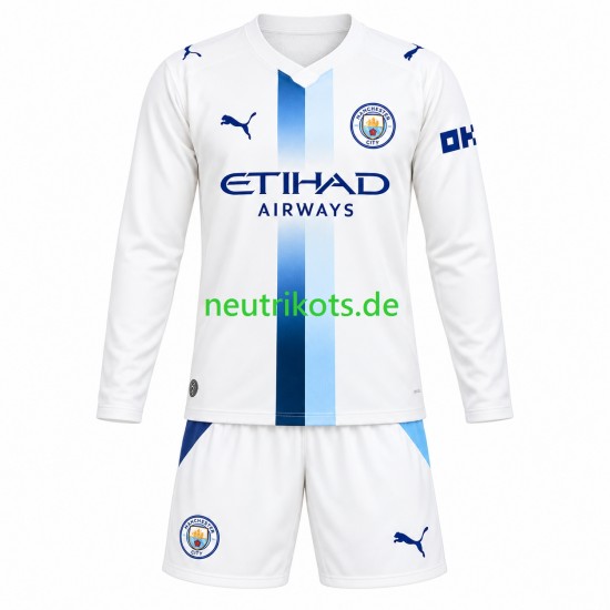 Fußballtrikot Manchester City Kinder Ausweich 2026-2027 Langarm