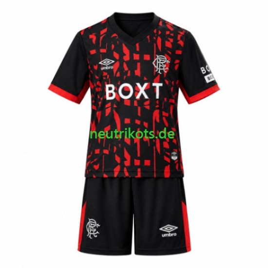 Fußballtrikot Rangers Kinder Ausweich 2026-2027 Kurzarm