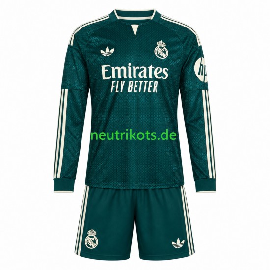 Fußballtrikot Real Madrid Kinder Auswärts 2026-2027 Langarm