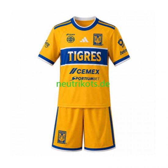Fußballtrikot UANL Tigres Kinder Heim 2026-2027 Kurzarm