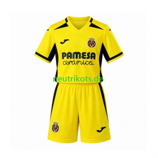 Fußballtrikot Villarreal CF Kinder Heim 2026-2027 Kurzarm
