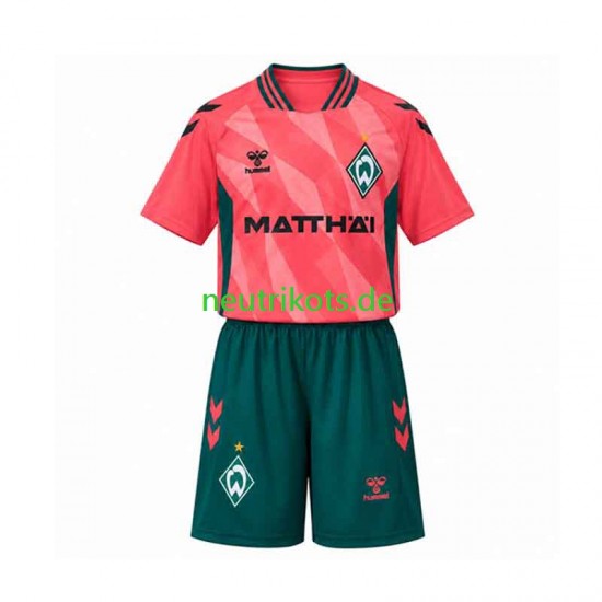 Fußballtrikot Werder Bremen Kinder Ausweich 2026-2027 Kurzarm