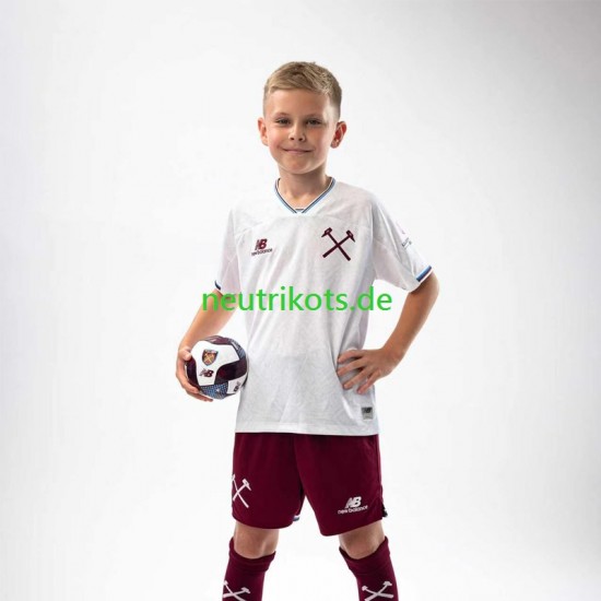 Fußballtrikot West Ham United Kinder Auswärts 2026-2027 Kurzarm