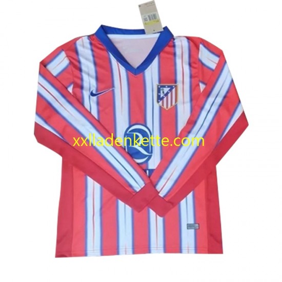 Fußballtrikot Atlético Madrid Herren Heim 2024-2025 Langarm