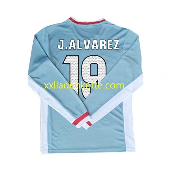 Fußballtrikot Atlético Madrid Julian Alvarez 19 Herren Auswärts 2024-2025 Langarm
