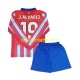 Fußballtrikot Atlético Madrid Julian Alvarez 19 Kinder Heim 2024-2025 Langarm