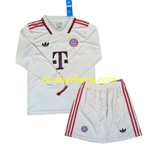 Fußballtrikot FC Bayern München Kinder Ausweich 2024-2025 Langarm