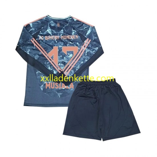 Fußballtrikot FC Bayern München Musiala 42 Kinder Auswärts 2024-2025 Langarm