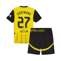 Fußballtrikot Borussia Dortmund Karim Adeyemi 27 Kinder Heim 2024-2025 Kurzarm