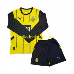 Fußballtrikot Borussia Dortmund Kinder Heim 2024-2025 Langarm