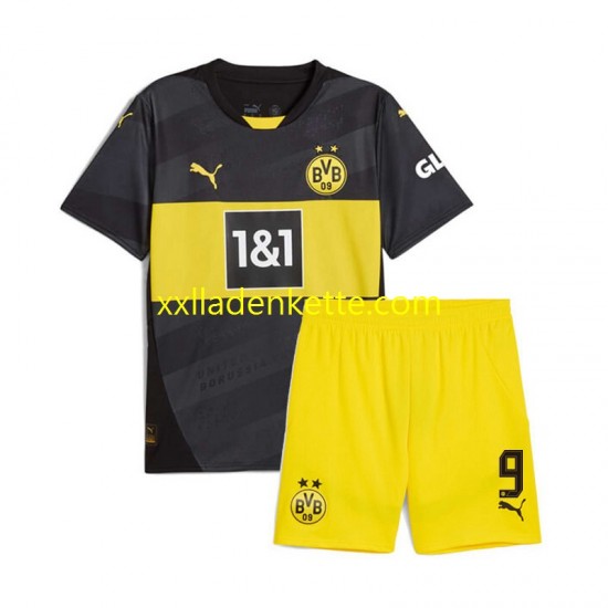 Fußballtrikot Borussia Dortmund Serhou Guirassy 9 Kinder Auswärts 2024-2025 Kurzarm