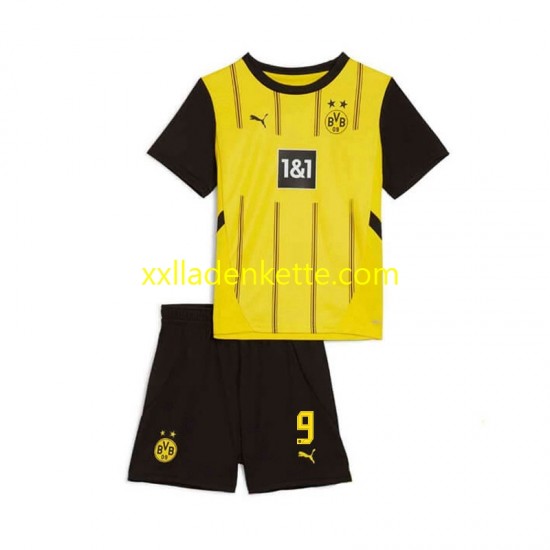 Fußballtrikot Borussia Dortmund Serhou Guirassy 9 Kinder Heim 2024-2025 Kurzarm