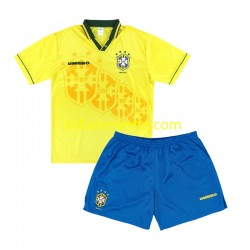 Fußballtrikot Brasilien Retro Kinder Heim 1994 Kurzarm
