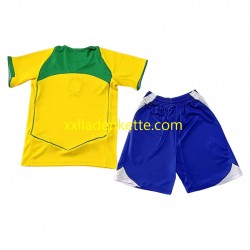 Fußballtrikot Brasilien Retro Kinder Heim 2004 Kurzarm